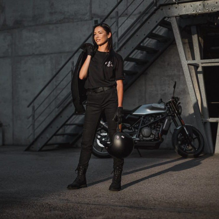 KISSAKI ARM 01 - Motorcycle Jeans for Women - Slim-Fit Armalith®