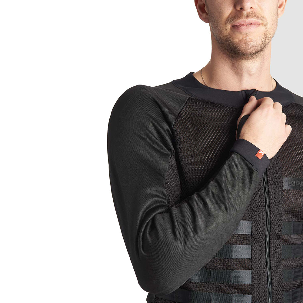 COMMANDO UH BLACK- Men's Motorcycle Shirt - Armoured Motorcycle Base-layer