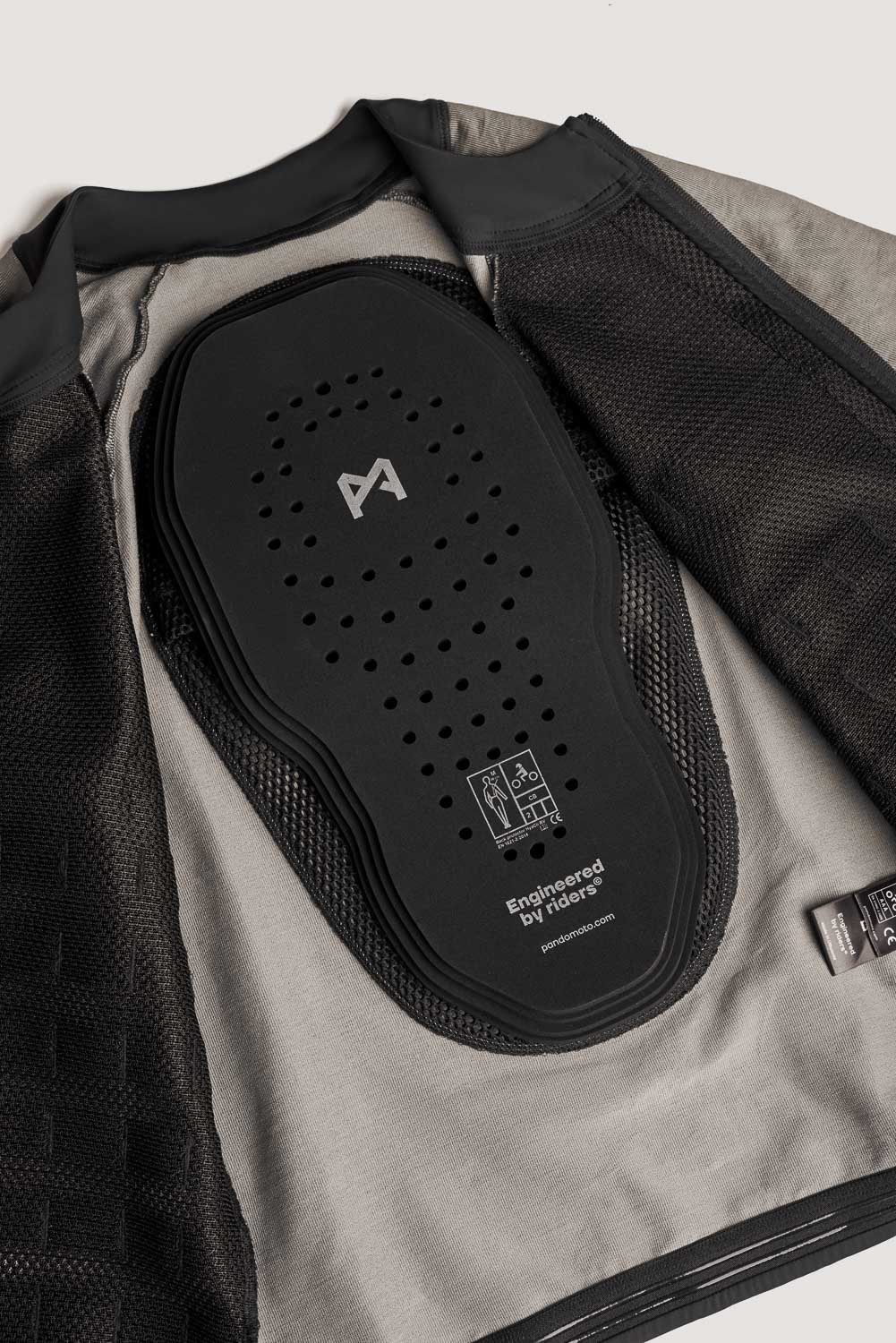 COMMANDO UH GREY - Armoured Motorcycle Base-layer