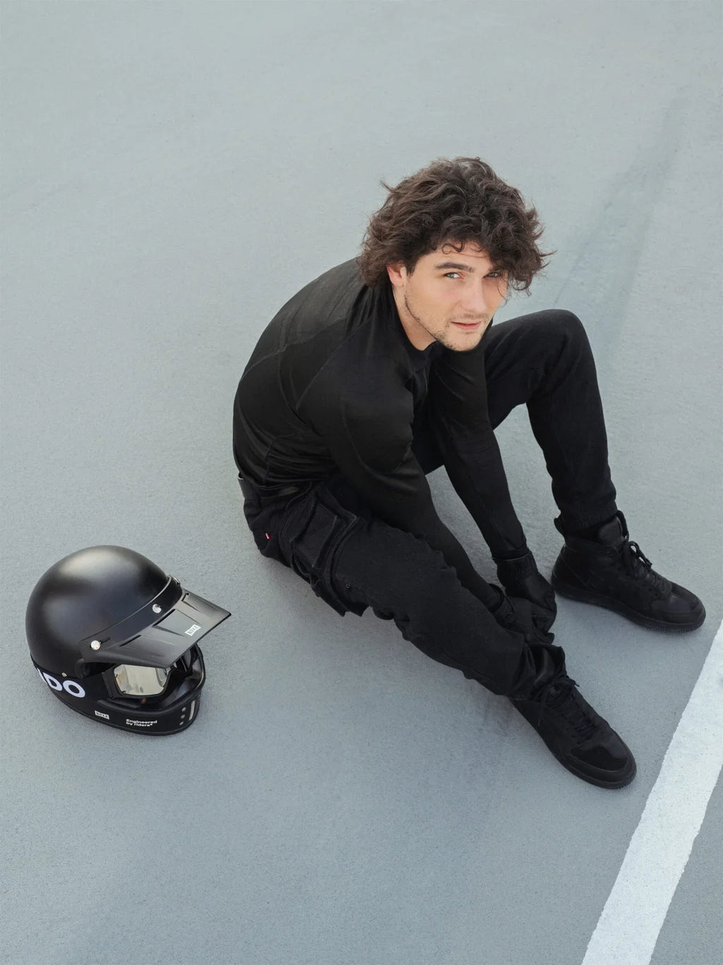 DESERT CARGO BLACK - Motorcycle Jeans for Men with Chino Style Cordura®