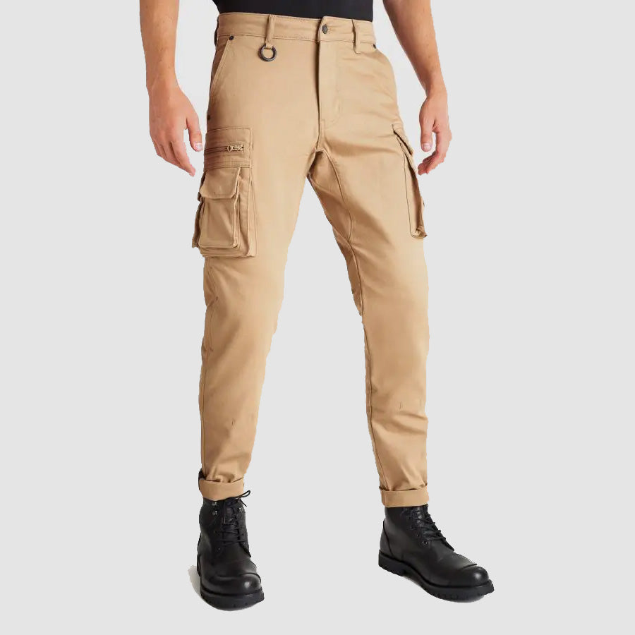 Motorcycle Jeans for Men - Chino Style Cordura®, DESERT CARGO BEIGE