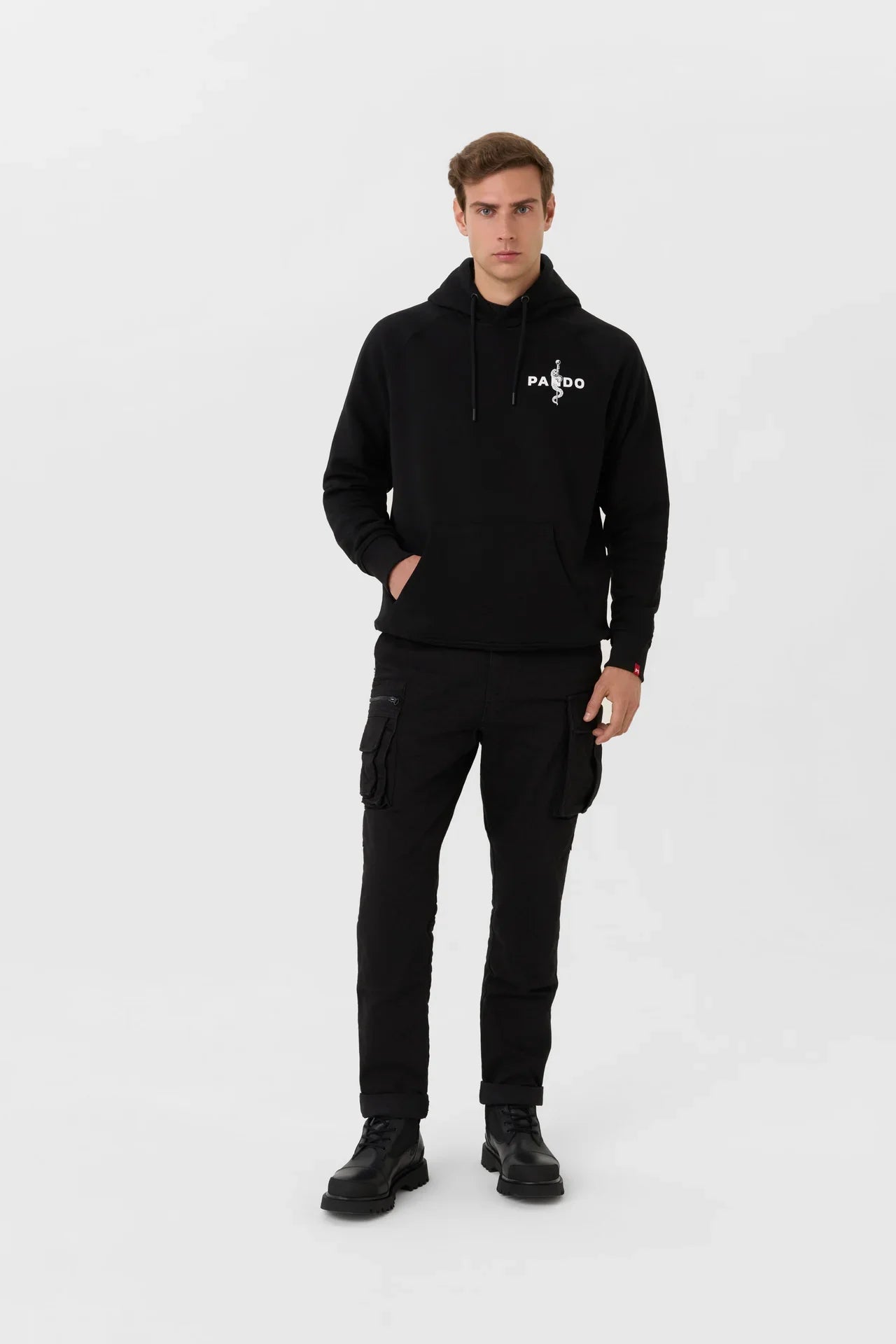 DESERT CARGO BLACK - Motorcycle Jeans for Men with Chino Style Cordura®