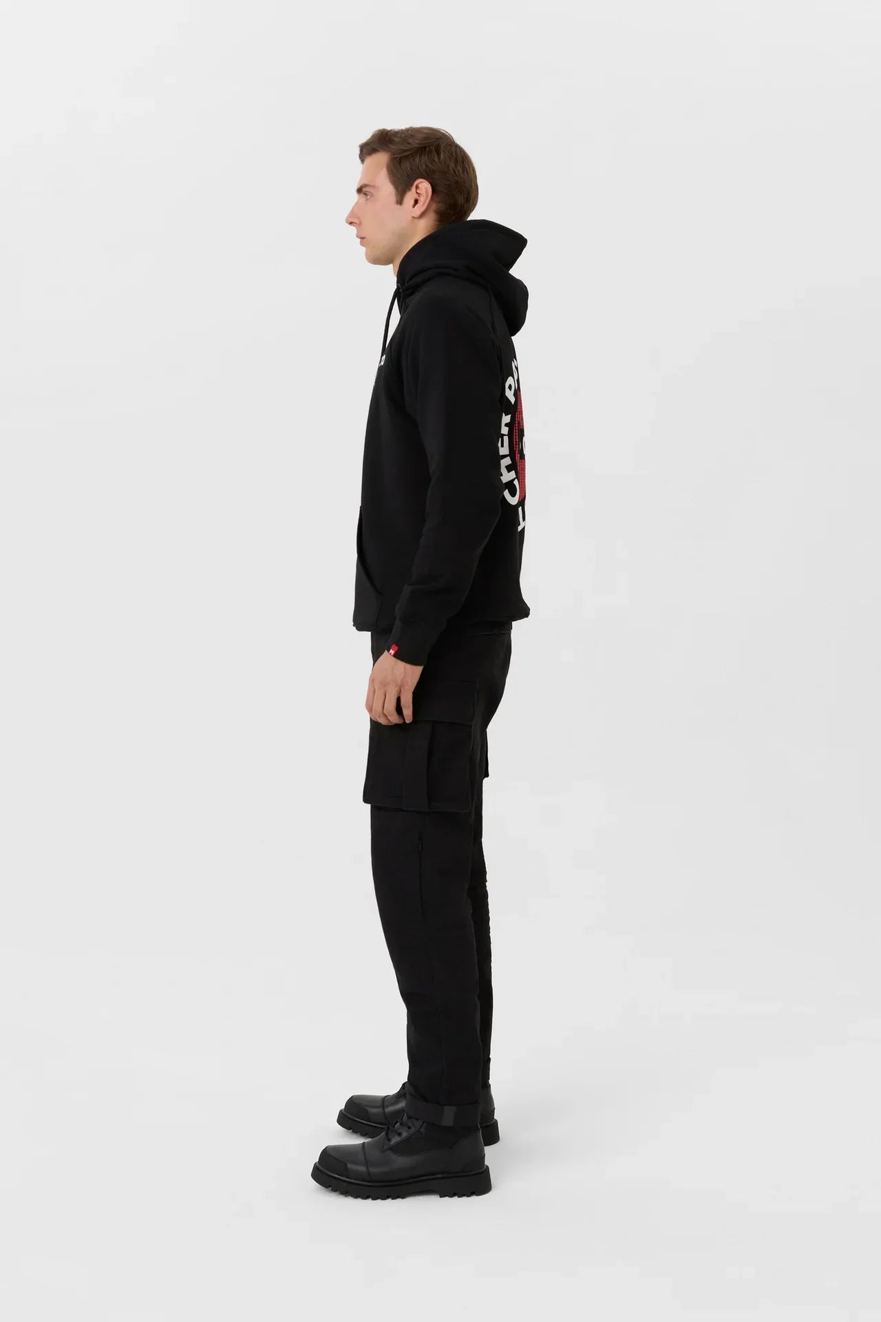DESERT CARGO BLACK - Motorcycle Jeans for Men with Chino Style Cordura®