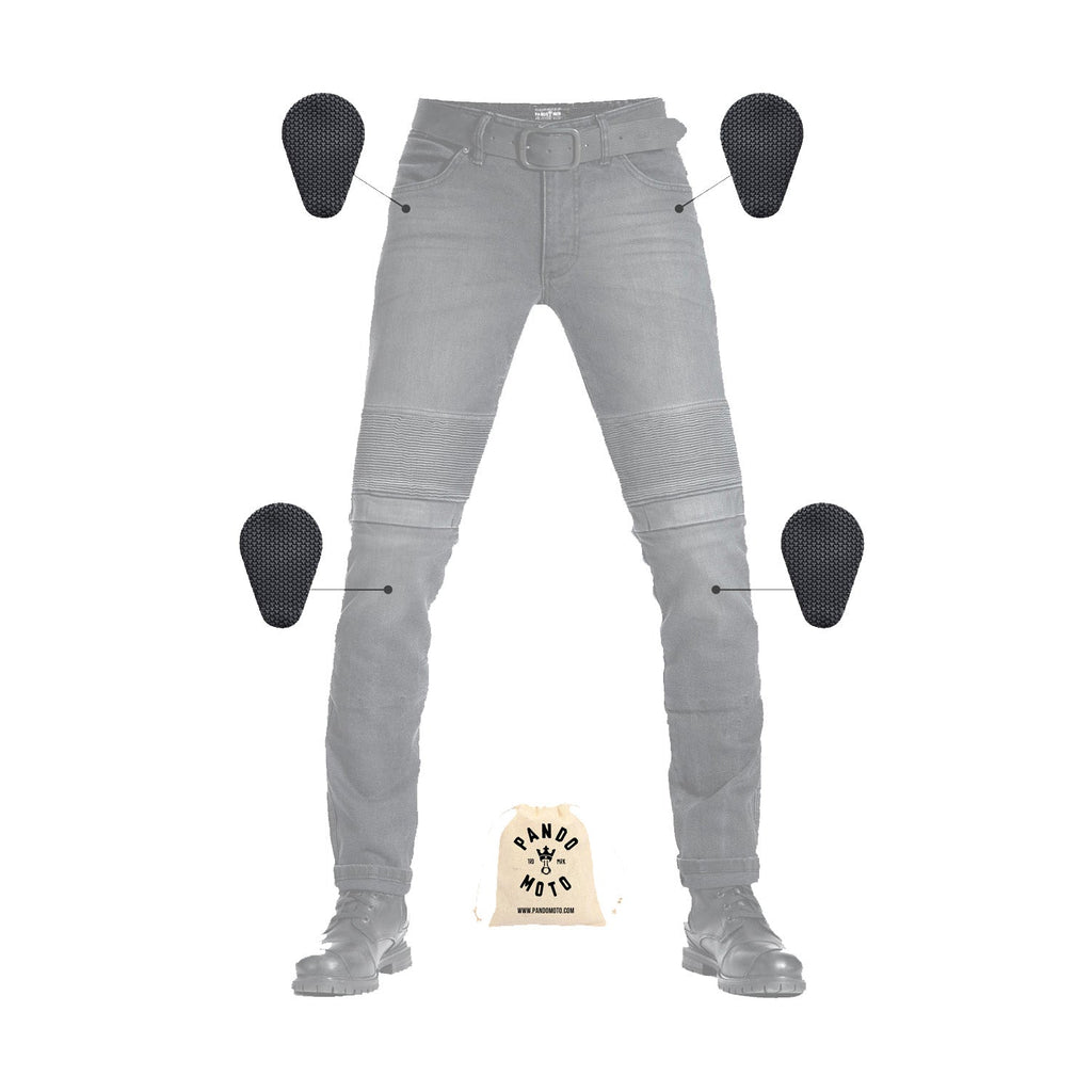 KARL DEVIL 9 - Motorcycle Jeans for Men - Slim-Fit Cordura®