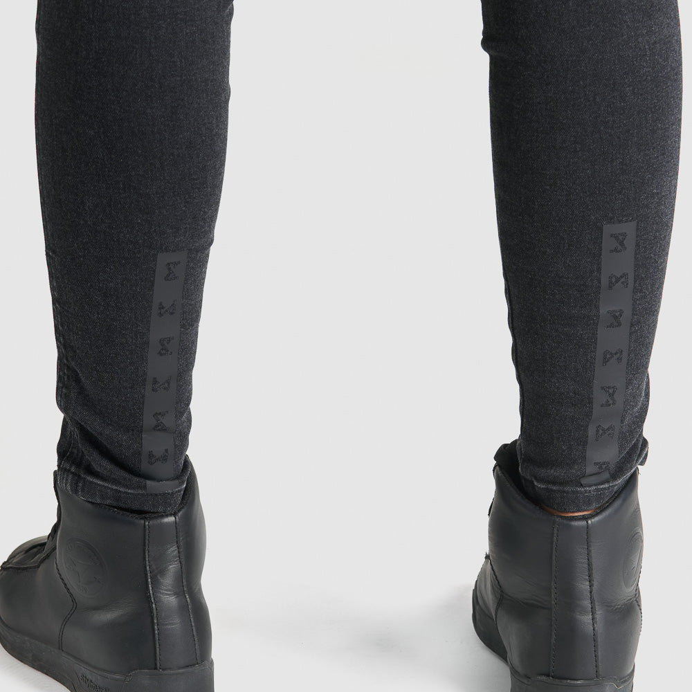 KUSARI COR 01 - Motorcycle Jeans for Women - Black Skinny-Fit Cordura®