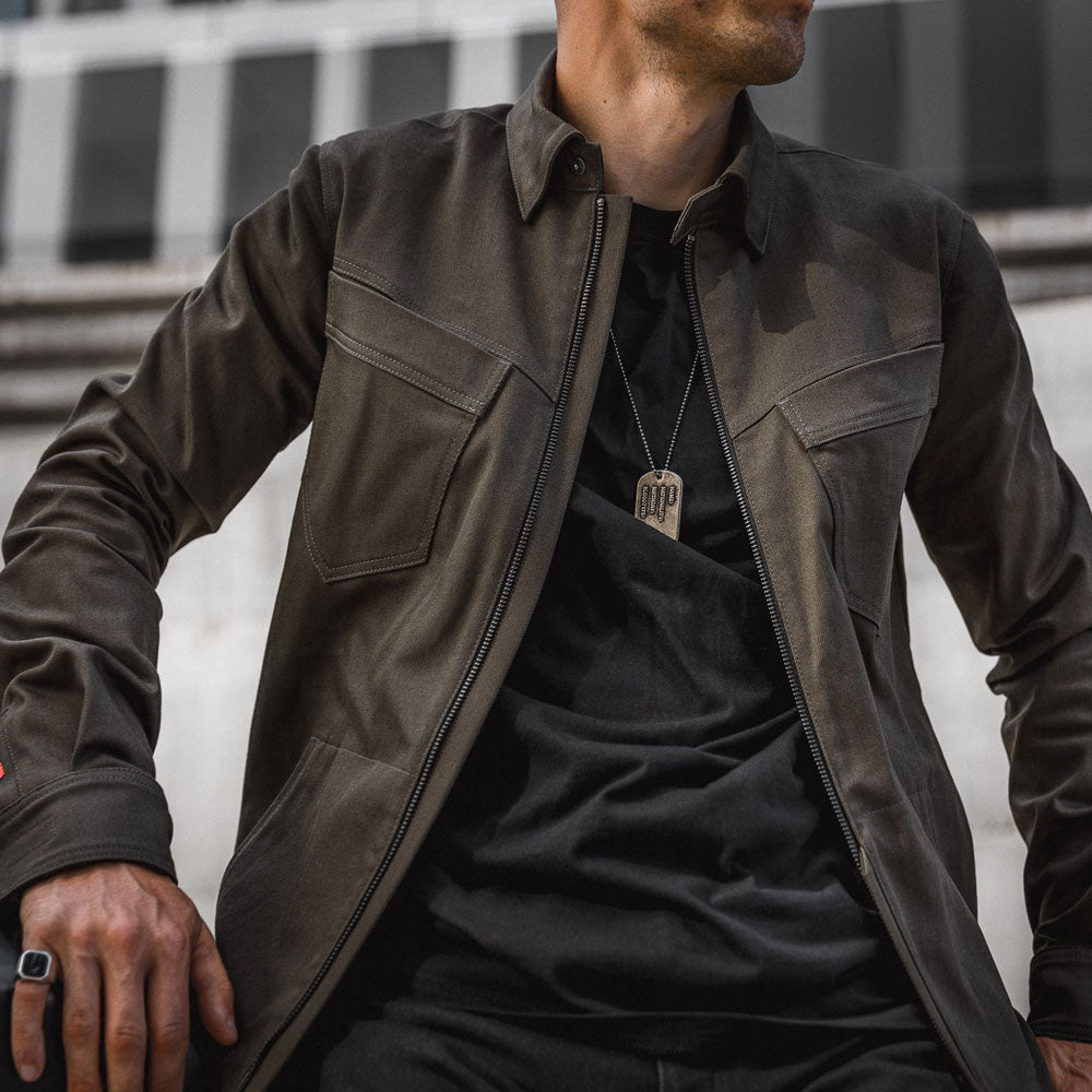 Pando Moto Capo Co Olive Rider Shirt
