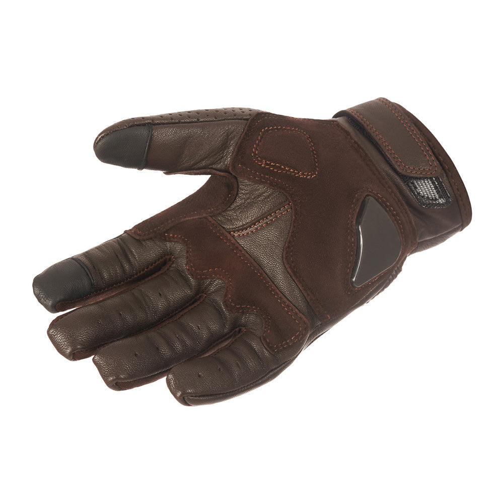 ONYX BROWN 02 – Brown Leather Motorcycle Gloves