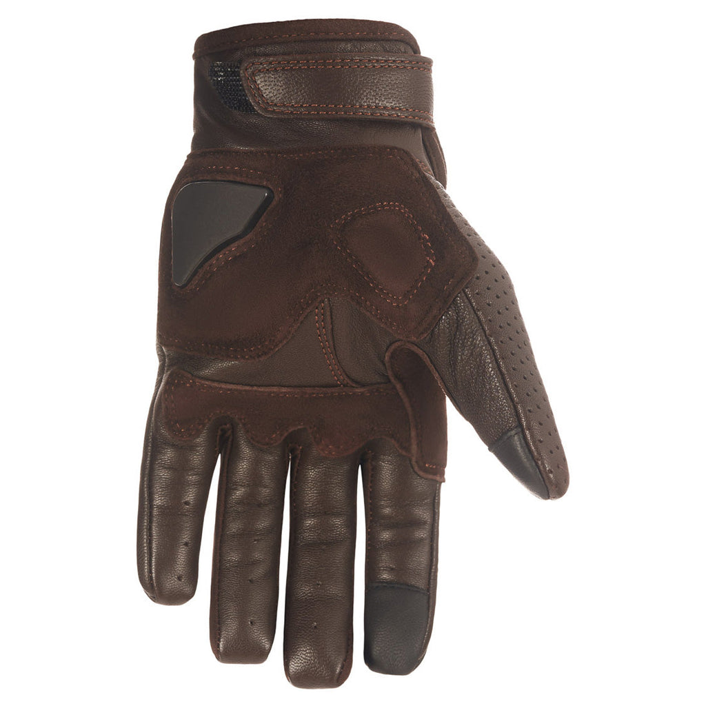 ONYX BROWN 02 – Brown Leather Motorcycle Gloves