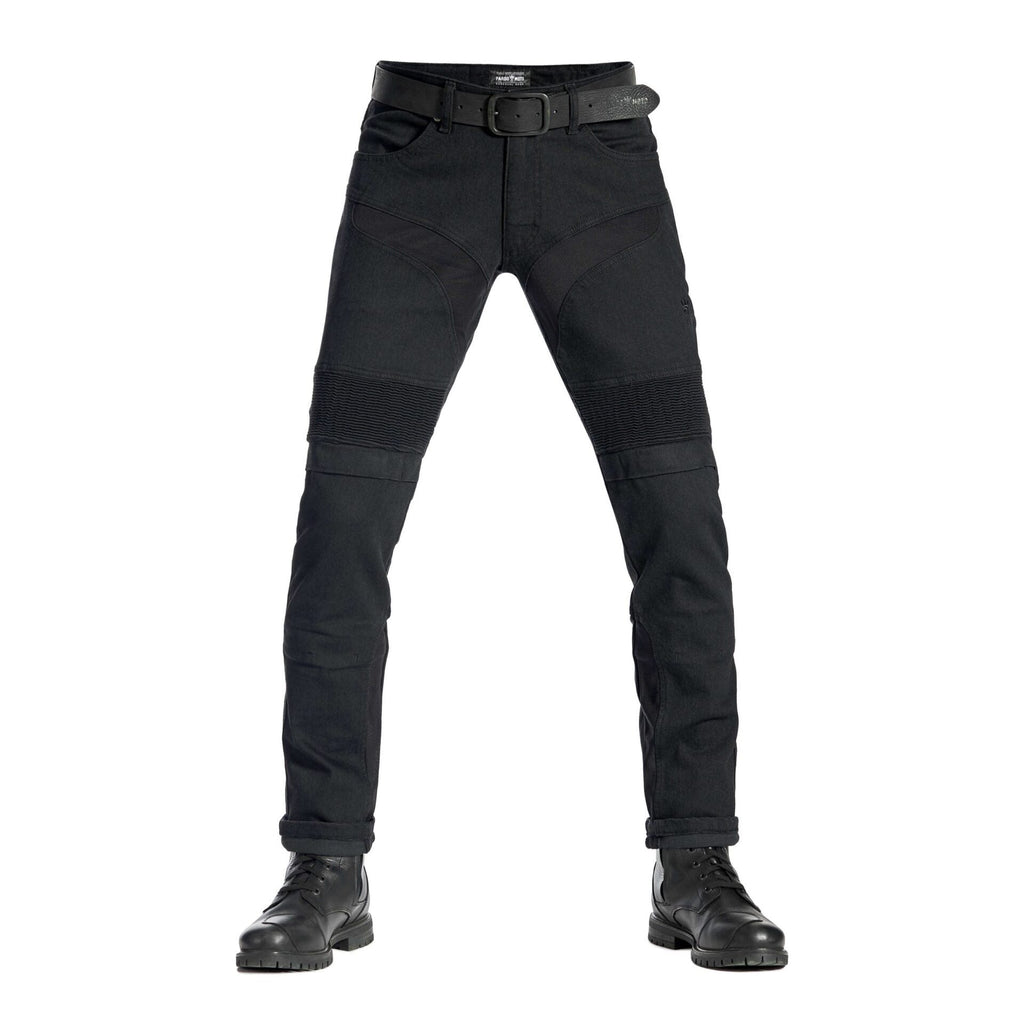KARLDO SLIM BLACK - Motorcycle Jeans for Men - Slim-fit Cordura®