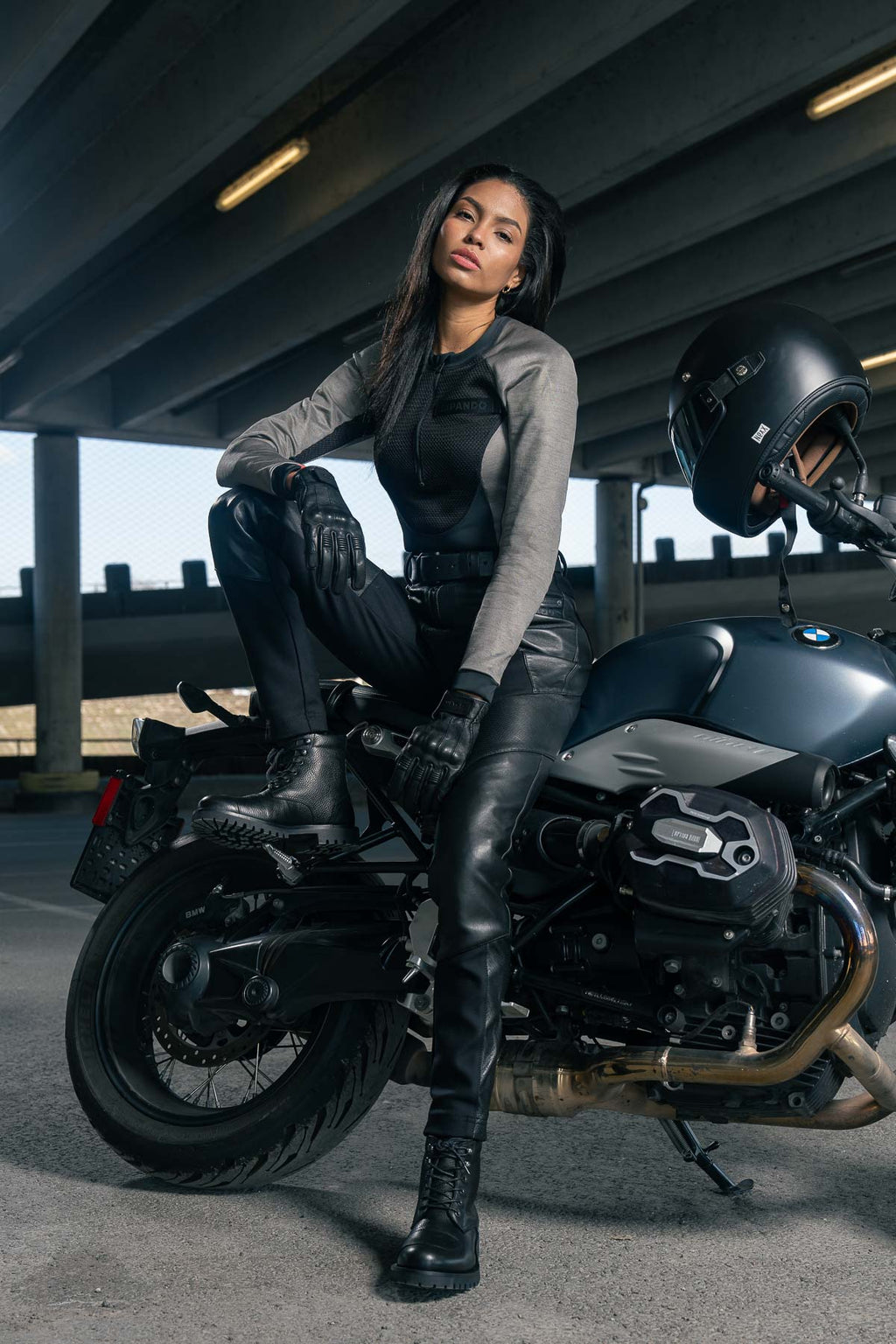 BIA GREY – Protective motorcycle base layer / bodysuit (Copy)