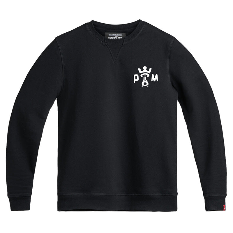JOHN DON’T DIE - Unisex Biker Sweatshirt - Black Cotton