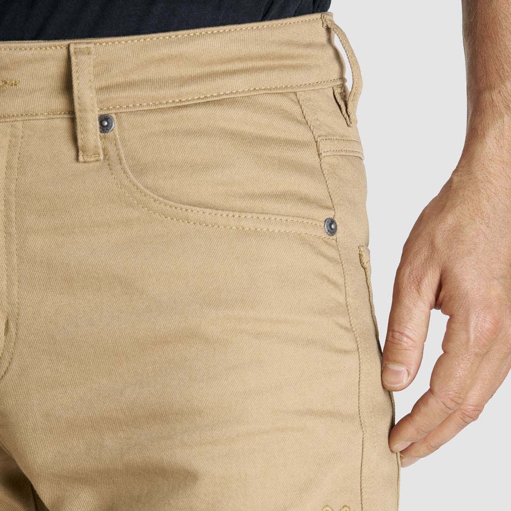 ROBBY SLIM BEIGE - Motorcycle Jeans for Men - Slim-Fit Cordura®