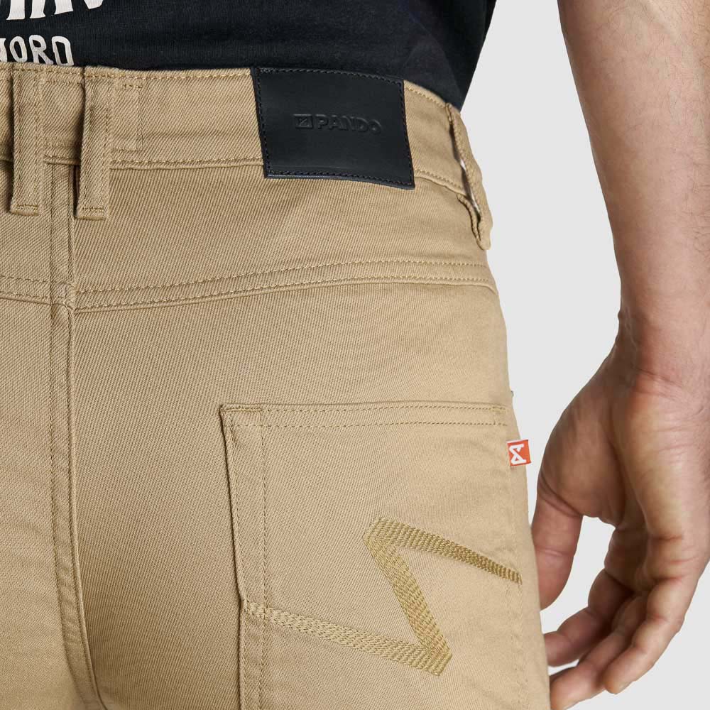 ROBBY SLIM BEIGE - Motorcycle Jeans for Men - Slim-Fit Cordura®