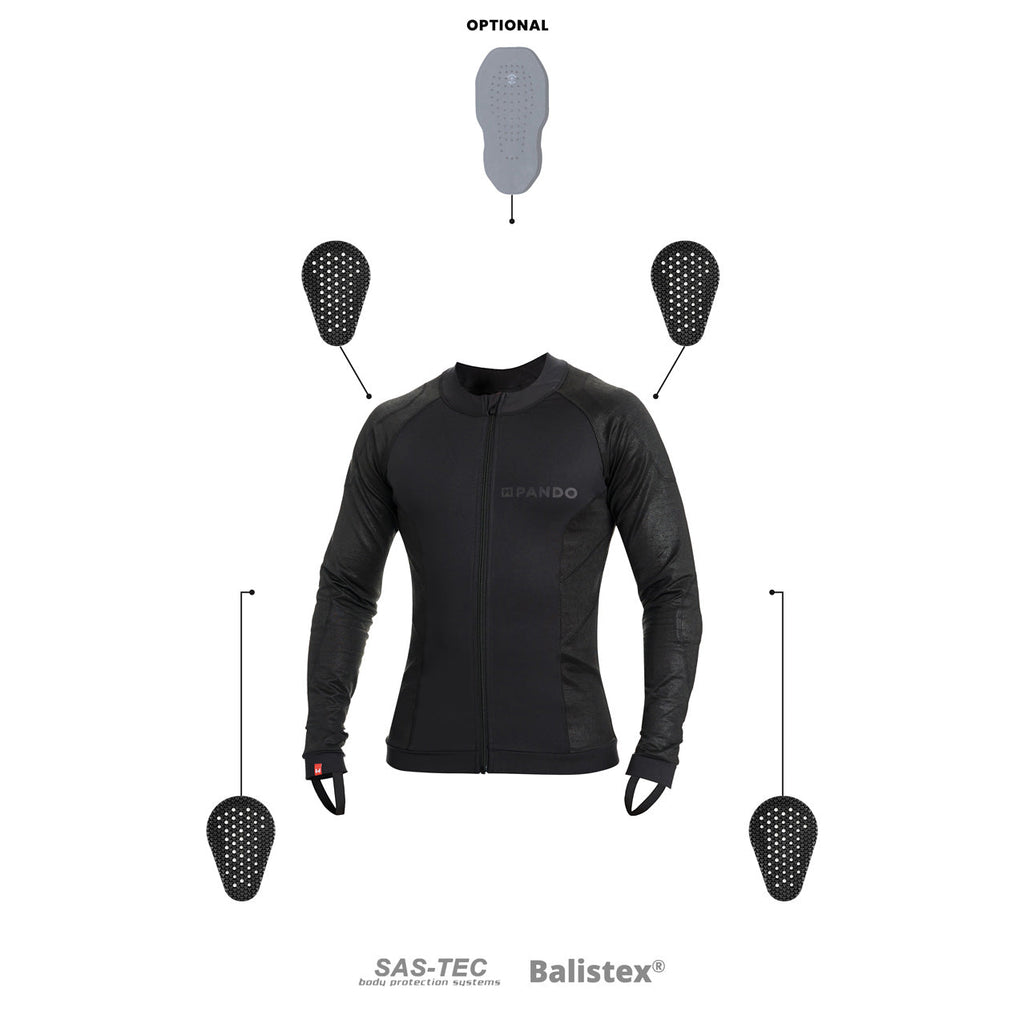 SHELL UHMWPE 3 - Unisex Motorcycle Shirt - Armoured Motorcycle Base-layer