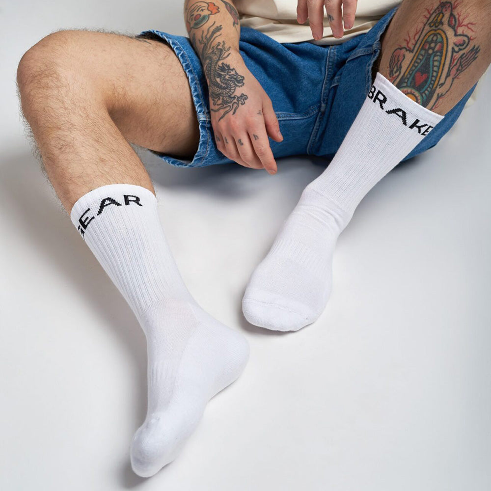 Motorcycle Socks – white lifestyle socks