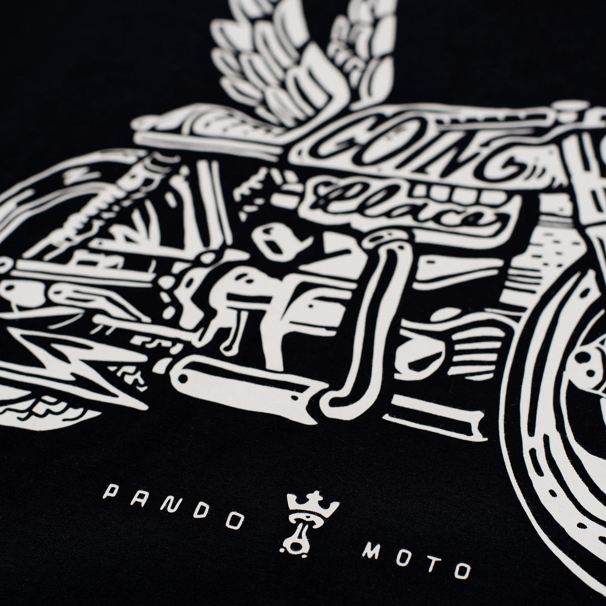 MIKE MOTO WING – T-Shirt Regular Fit, Unisex