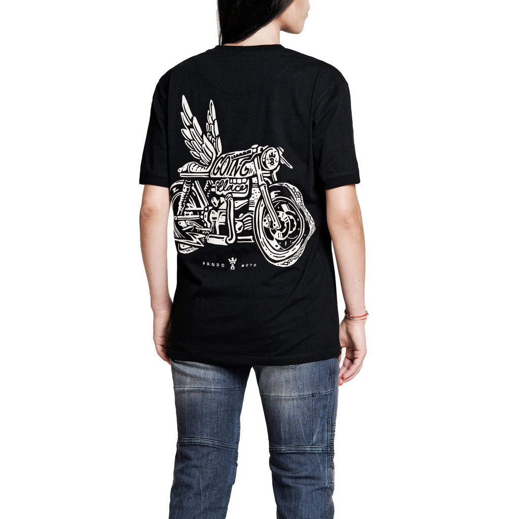MIKE MOTO WING – T-Shirt Regular Fit, Unisex