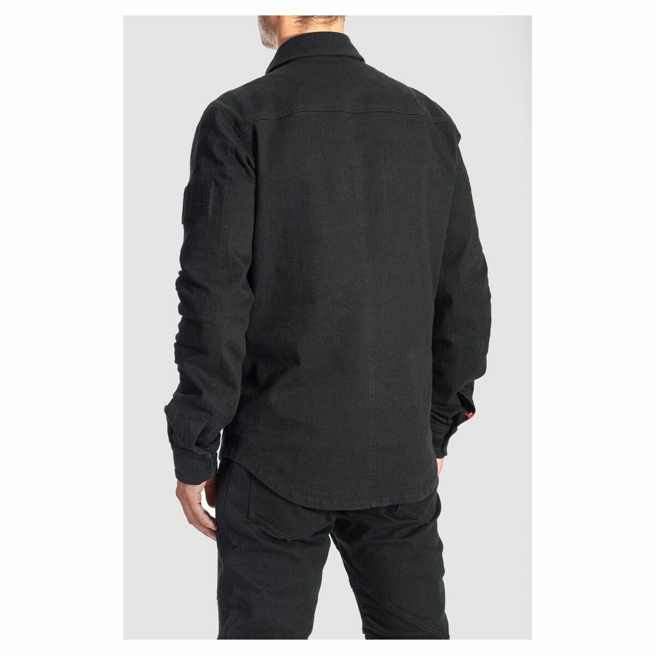 Unisex Motorcycle Jacket - Black Cordura Overshirt, CAPO COR 01 - Discontinued Design - M Size